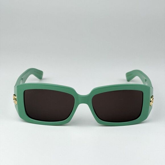 NEW Gucci GG1403S 004 Sage Green Gray Unisex Rectangle Sunglasses GG 1403S - Picture 5 of 11
